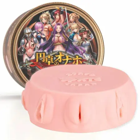 Seiraku Toys XTC Japan Onaho of the Round Table Set Peach, komplet od 8 različitih masturbatora