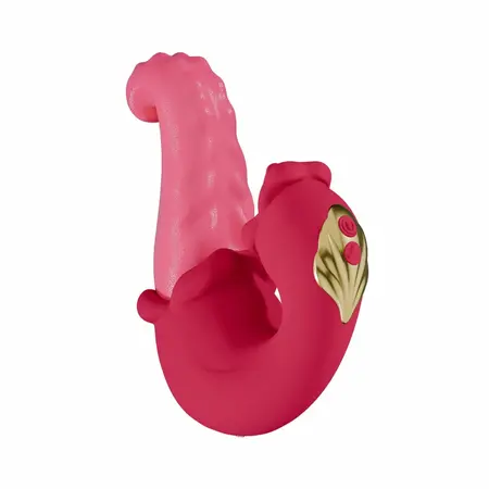 Teazers Double Tongue Pink silikonski intimni stimulator sa dvostrukim delovanjem