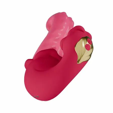Teazers Double Tongue Pink silikonski intimni stimulator sa dvostrukim delovanjem