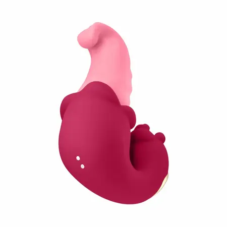 Teazers Double Tongue Pink silikonski intimni stimulator sa dvostrukim delovanjem
