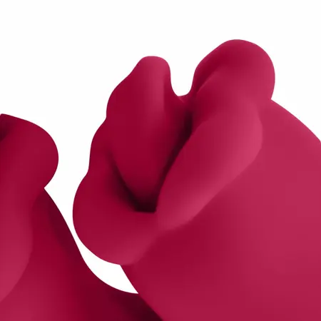 Teazers Double Tongue Pink silikonski intimni stimulator sa dvostrukim delovanjem
