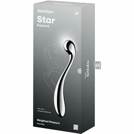 Satisfyer Star Force 4 dvostrana intimna igračka od nerđajućeg čelika XXL