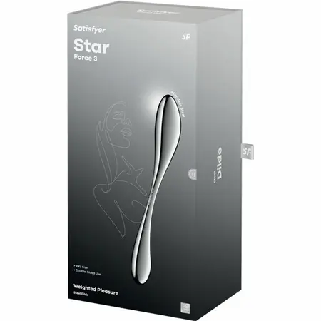 Satisfyer Star Force 3 dvostrani intimni model od nerđajućeg čelika 24cm