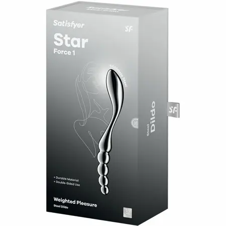 Satisfyer Star Force 1 Stainless Steel Double-Ended Intimate Tool 22 cm