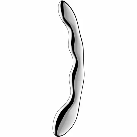Satisfyer Cosmic Crest 2 Čelični Dvostrani Intimni Masažni Štapić 20.5cm