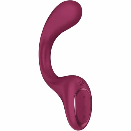 Satisfyer G for Goddess 2 intimni masažer sa dva motora, bordo silikon