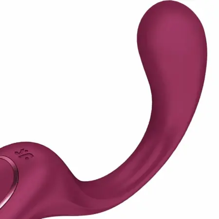 Satisfyer G for Goddess 2 intimni masažer sa dva motora, bordo silikon