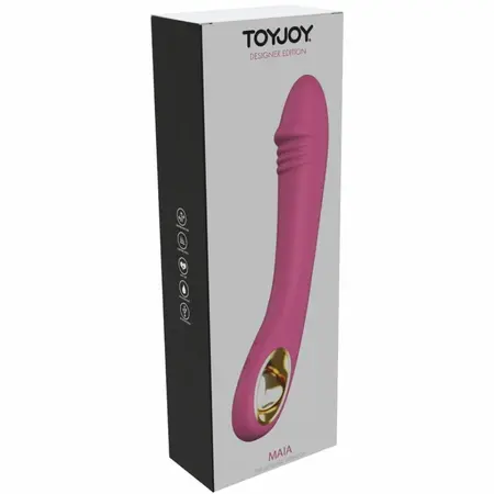 TOYJOY Maia vibrator za G tačku, 10 modova, silikon, 21 cm, roze