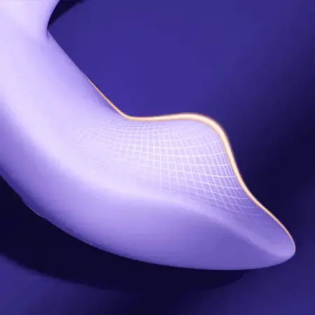 HoneyPlayBox Trill nosivi pametni vibrator u ljubičastoj boji sa senzorom pritiska i kontrolom preko aplikacije