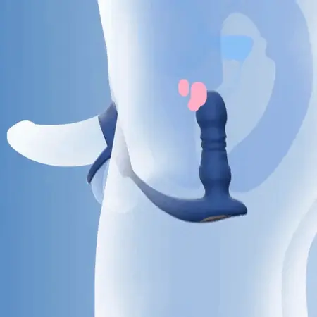 HoneyPlayBox Cyrus Pro Thrusting Anal Massager Black Silicone App-Controlled