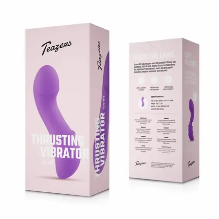 Teazers Mini Thrusting Uređaj Ljubičasti - Kompaktni Punjivi Masažer
