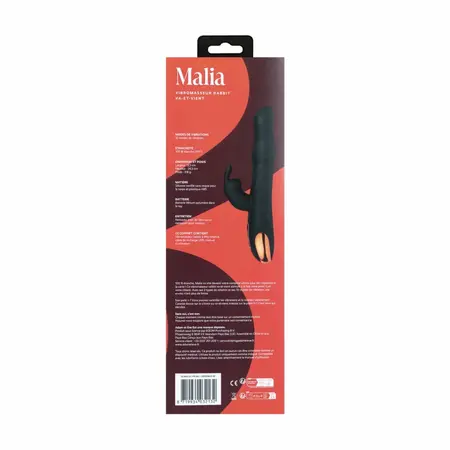 Adam & Eve Malia Silicone Dual-Action Intimate Massager Pink