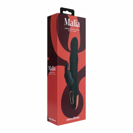 Adam & Eve Malia Silicone Dual-Action Intimate Massager Pink