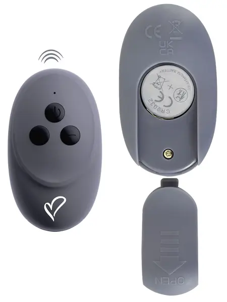 beau coeur Vylor RC silikonski intimni prsten sa dva motora, crni, 13.5 cm