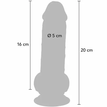 ToyJoy Get Real Deluxe Intimate Model Extra Thick 20 cm TPE bež