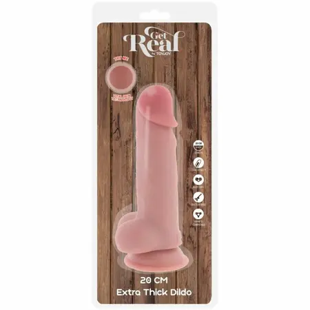 ToyJoy Get Real Deluxe Intimate Model Extra Thick 20 cm TPE bež