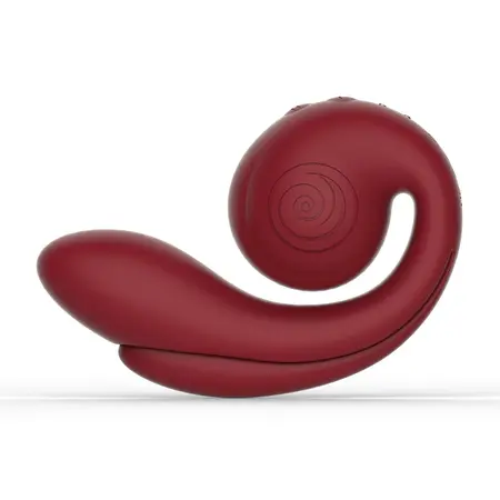 SVibe GIZI Pro intimna mašina sa trostrukim delovanjem bordo fleksibilan dizajn