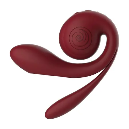 SVibe GIZI Pro intimna mašina sa trostrukim delovanjem bordo fleksibilan dizajn