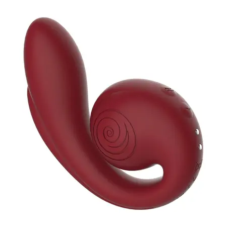 SVibe GIZI Pro intimna mašina sa trostrukim delovanjem bordo fleksibilan dizajn