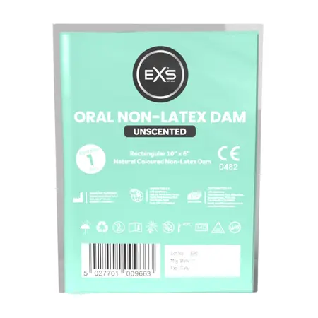 EXS Oral Dam Nelateks Zaštitni List Bez Ukusa 1 Komad