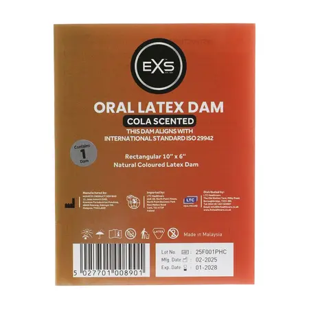 EXS Oral Dam sa ukusom kole 1 komad ultra tanka zaštitna folija