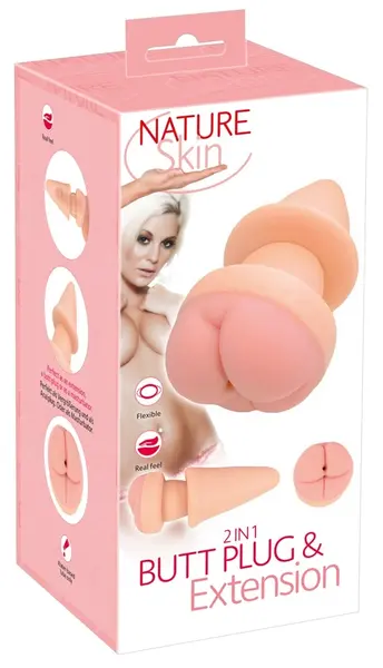 Nature Skin 2 u 1 plag i produžetak fleksibilni anatomski sistem, 19.5cm