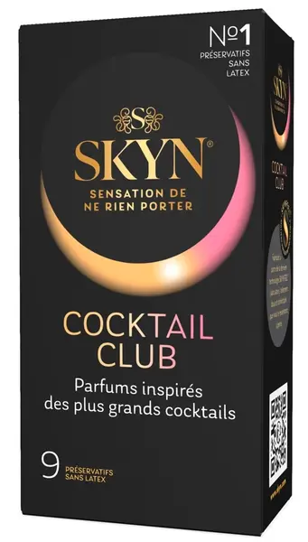 SKYN Cocktail Club Sensoprene aromatizovani kondomi bez lateksa 9 komada