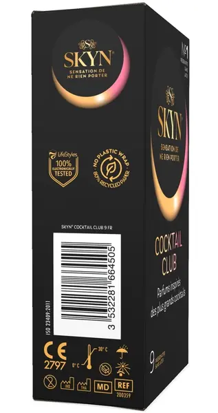 SKYN Cocktail Club Sensoprene aromatizovani kondomi bez lateksa 9 komada