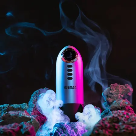 Hueman Blast Off intimni stimulator u obliku rakete Purple, 10 modova i LED panel