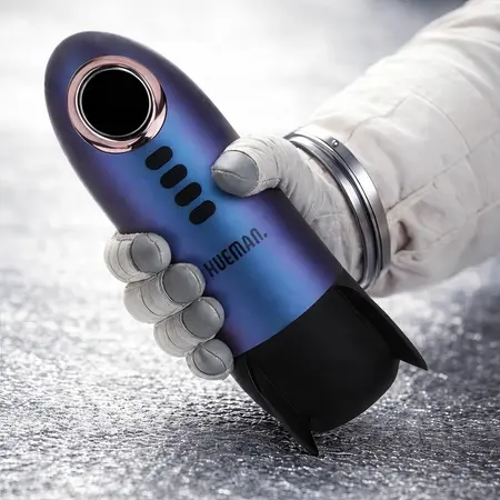 Hueman Blast Off intimni stimulator u obliku rakete Purple, 10 modova i LED panel