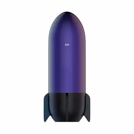 Hueman Blast Off intimni stimulator u obliku rakete Purple, 10 modova i LED panel