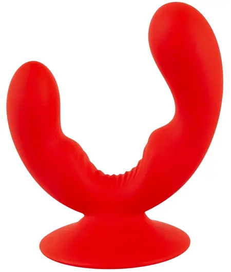 Sweet Smile Dual Vibrator fleksibilni intimni sistem sa vakuum postoljem roze