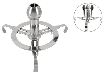 Fetish Collection Anal Deluxe podesivi analni čep od nerđajućeg čelika 12.5cm