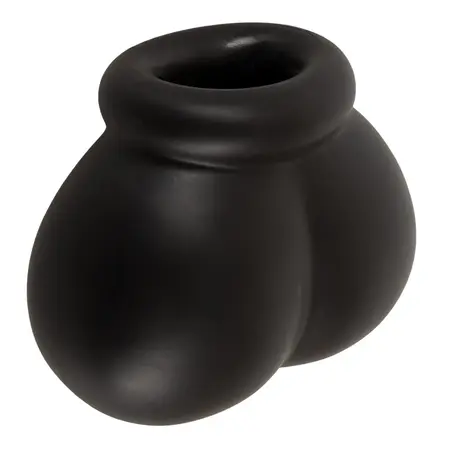 Erecto anatomski prsten za testise od tečnog silikona 7x8.5cm crni
