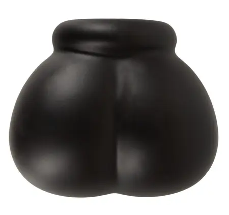 Erecto anatomski prsten za testise od tečnog silikona 7x8.5cm crni