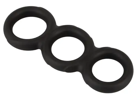 Erecto Triple Ring crni anatomski sistem podrške od tečnog silikona