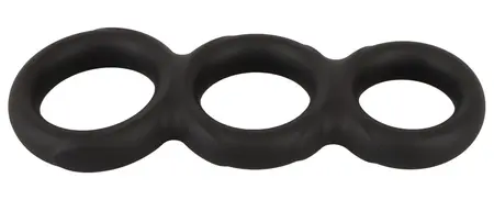 Erecto Triple Ring crni anatomski sistem podrške od tečnog silikona