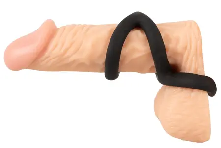 Erecto Triple Ring crni anatomski sistem podrške od tečnog silikona