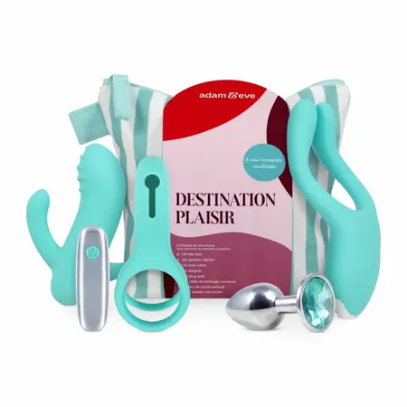 Adam & Eve Summerbox Summer of 69 - Intimate Couple Set, Turquoise Edition