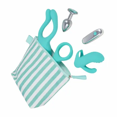 Adam & Eve Summerbox Summer of 69 - Intimate Couple Set, Turquoise Edition