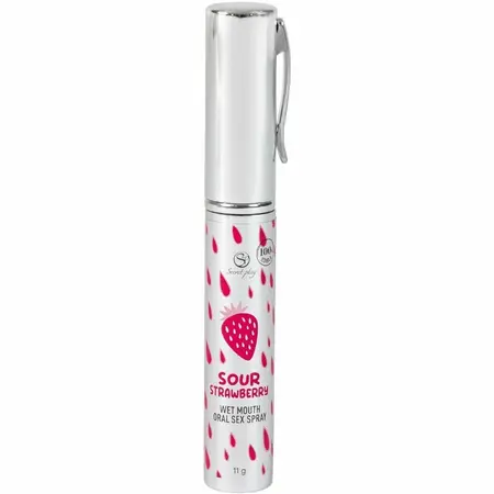 Secret Play Sour Strawberry oralni osvežavajući sprej 11g veganska formula
