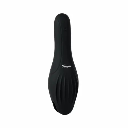 Teazers Focus intimni stimulator u crnoj boji sa ergonomskim sistemom za usisavanje i lizanje