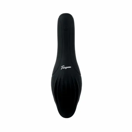 Teazers Focus intimni stimulator u crnoj boji sa ergonomskim sistemom za usisavanje i lizanje
