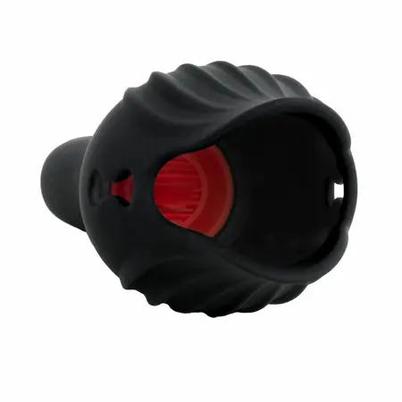 Teazers Focus intimni stimulator u crnoj boji sa ergonomskim sistemom za usisavanje i lizanje