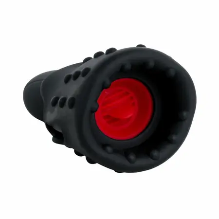 Teazers Focus intimni stimulator u crnoj boji sa ergonomskim sistemom za usisavanje i lizanje