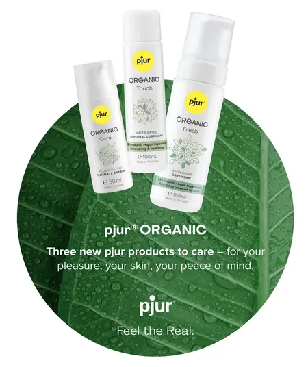 Pjur POS Kit ORGANIC - Promotional Display Set, 3 Pieces