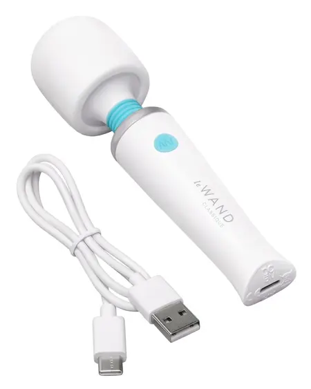 le Wand Classique Mini Wand Massager White luksuzni kompaktni punjivi masažer