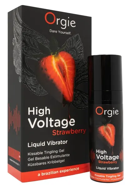 Orgie High Voltage Strawberry Gel 15ml sa intenzivnim efektom peckanja