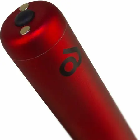 Rocks-Off punjivi vibrirajući metak Poppy Red, kompaktan vodootporni model