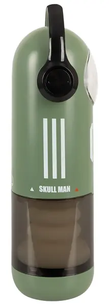 Rebel SKULL 3F intimni uređaj sa grejanjem i potiskivanjem, crni, 30 cm